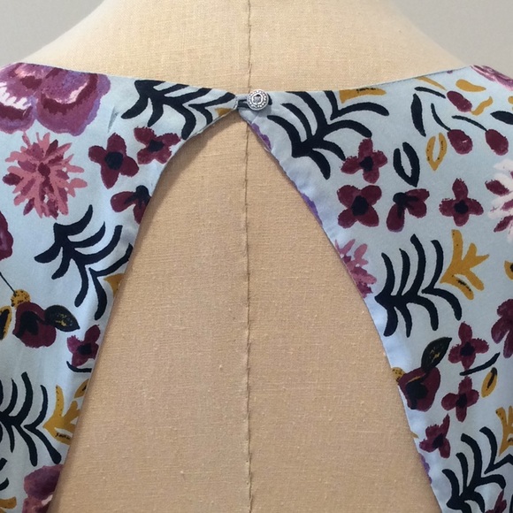 Dress with flutter sleeve and open back - Picture 3 of 4